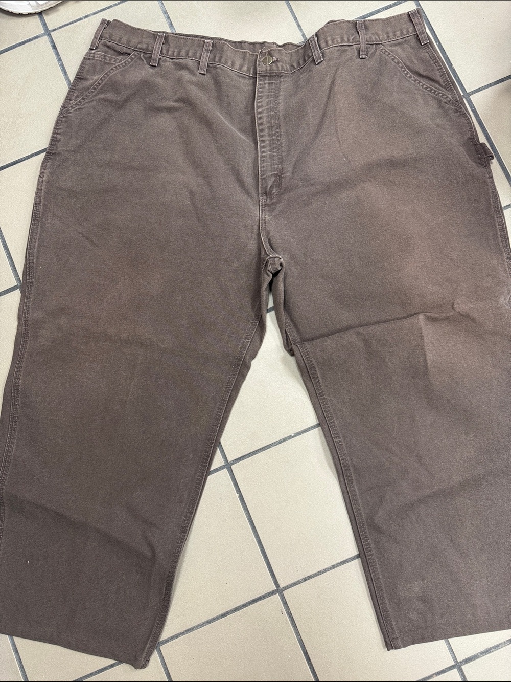 Carhartt Men's Dark Brown Straight Leg Chinos